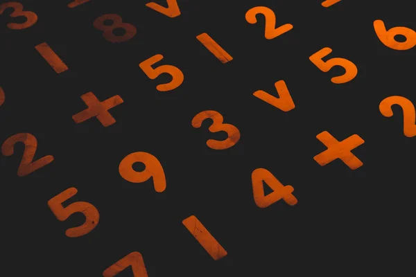 Background Texture Numbers Finance Data Concept Mathematic Seamless Pattern Numbers — ストック写真