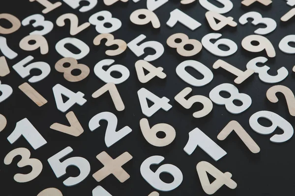 Background Texture Numbers Finance Data Concept Mathematic Seamless Pattern Numbers — Stockfoto