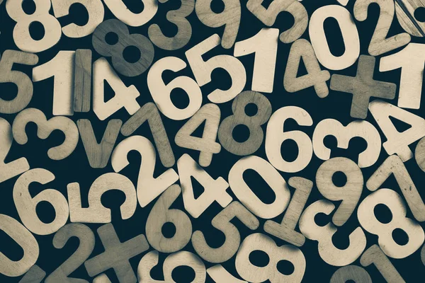 Background Texture Numbers Finance Data Concept Mathematic Seamless Pattern Numbers — Stockfoto