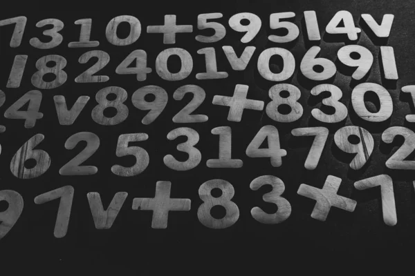 Background Texture Numbers Finance Data Concept Mathematic Seamless Pattern Numbers — Foto de Stock