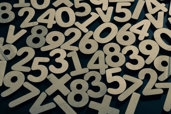 Background Texture Numbers Finance Data Concept Mathematic Seamless Pattern Numbers — Stockfoto