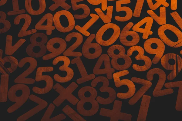 Background Texture Numbers Finance Data Concept Mathematic Seamless Pattern Numbers — Stockfoto