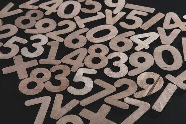 Background or texture of numbers. Finance data concept. Mathematic. Seamless pattern with numbers. Finance concept.