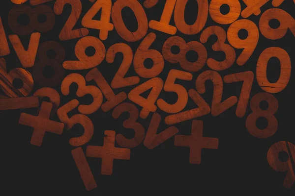 Background Texture Numbers Finance Data Concept Mathematic Seamless Pattern Numbers — Stockfoto