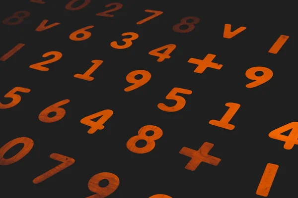 Background Texture Numbers Finance Data Concept Mathematic Seamless Pattern Numbers — Stockfoto