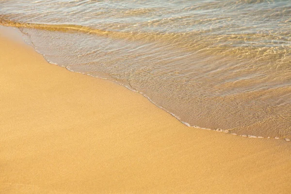 Фон Золотым Песком Побережье Острова Крит Абстрактная Поверхность Песком Чистой — стоковое фото