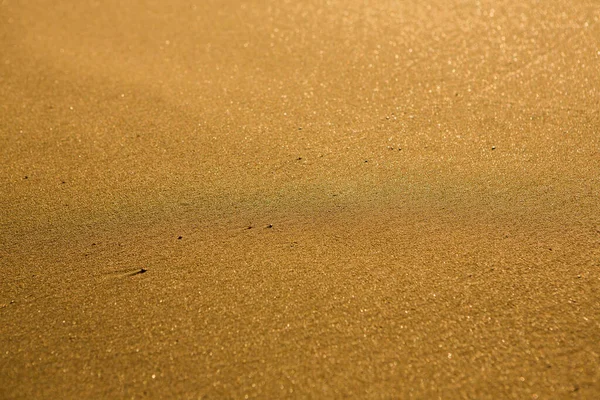 Hintergrund Mit Goldenem Sand Der Küste Der Insel Kreta Abstrakte — Stockfoto