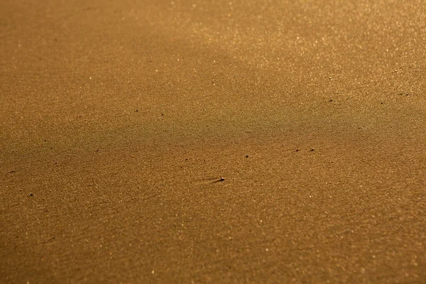 Background Golden Sand Coast Island Crete Abstract Surface Sand Clear — Stock Photo, Image