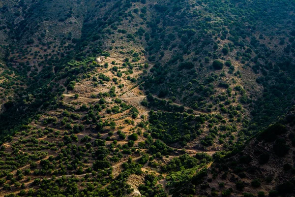 Mooie Landschapsfoto Van Het Eiland Kreta Griekenland Zomer Natuur Van — Stockfoto