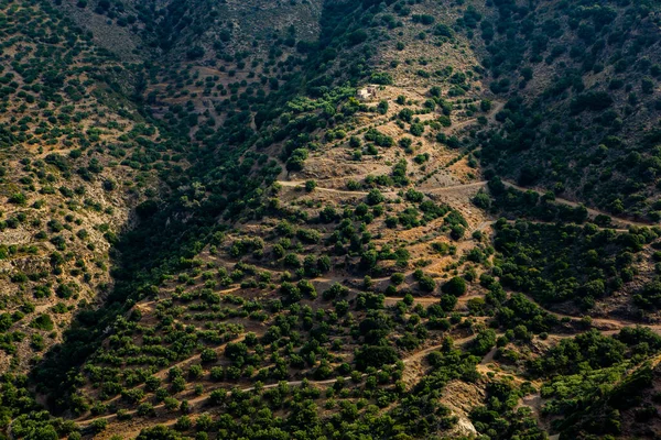 Yunanistan Girit Adasından Güzel Bir Manzara Fotoğrafı Girit Ten Yaz — Stok fotoğraf