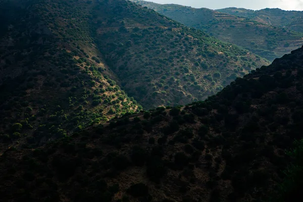 Vackert Landskapsfoto Från Kreta Grekland Sommarnatur Från Kreta Kylturism Från — Stockfoto