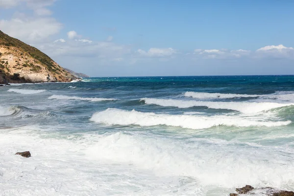 Όμορφη Φωτογραφία Τοπίου Από Νησί Της Κρήτης Ελλάδα Καλοκαιρινή Φύση — Φωτογραφία Αρχείου