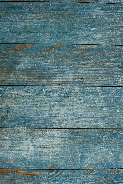 結び目や爪の穴とヴィンテージ色の木の背景色 古い塗装木の壁 木製の暗い水平板 コピースペース付きフロントビュー — ストック写真