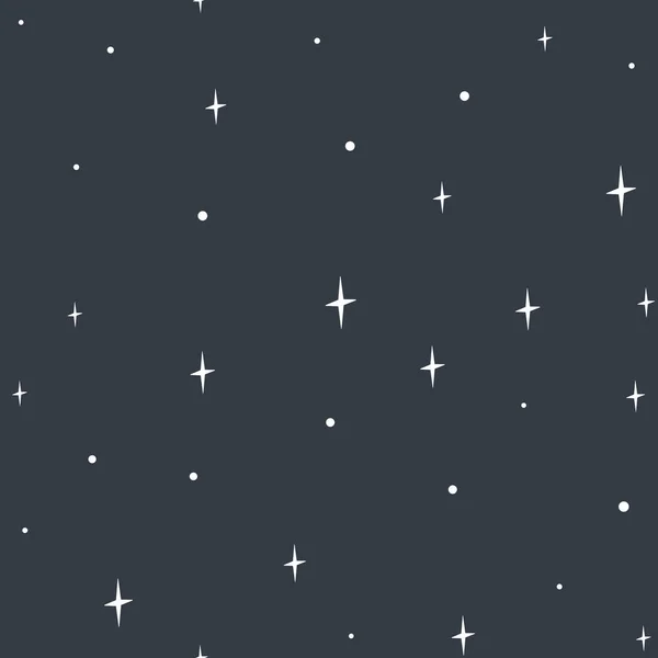 Векторный Рисунок Ночного Неба — стоковый вектор