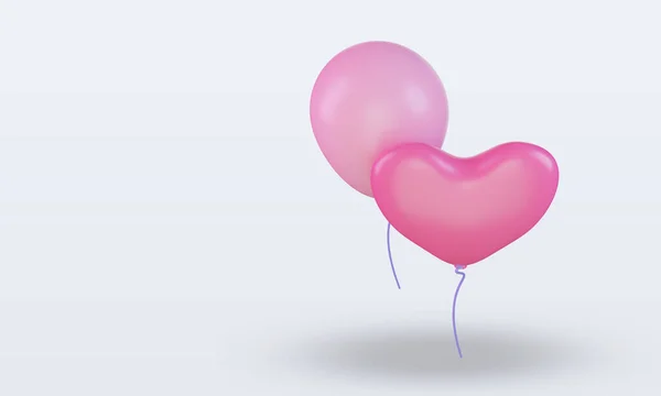 Valentine День Balloon Ікона Рендеринга Top — стокове фото