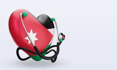 3. Dünya Sağlık Günü Ürdün bayrağı sol görüşü yansıtıyor