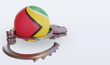 Guyana bayrağını sol görüşe kelepçele