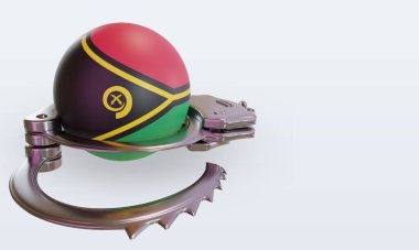 Vanuatu bayrağını sol görüşe kelepçele