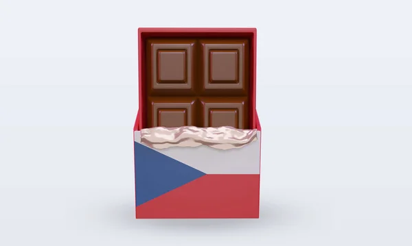 초콜릿 공화국 렌더링하는 — 스톡 사진