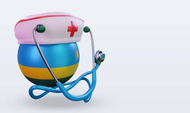 3d hemşire günü Ruanda bayrağı sol görüşü yansıtıyor