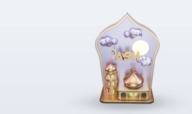 Üst görünümü gösteren 3d raamadan Ash simgesi