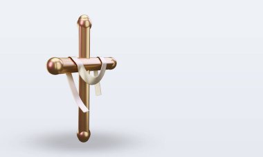 3d Çapraz Paskalya simgesi sol görünümü görüntülüyor