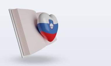 3d dünya kitap günü Slovenya bayrağı sol görüşü yansıtıyor