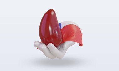 3D Dünya Kan Bağışı Günü Şili bayrağını ön plana çıkarıyor