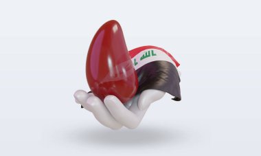 3D Dünya Kan Bağışı Günü Irak bayrağını dalgalandırıyor