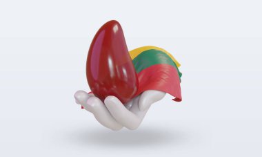 3D Dünya Kan Bağışı Günü Litvanya bayrağını dalgalandırıyor