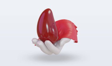 3D Dünya Kan Bağışı Günü Samoa bayrağı öne bakıyor