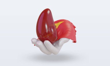 3D Dünya Kan Bağışı Günü Timor Leste bayrağı öne bakıyor