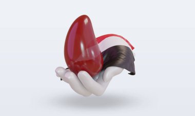 3D Dünya Kan Verici Günü Yemen bayrağını dalgalandırıyor