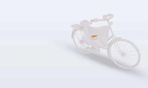 Cykeldag Cypern Flagga Gör Rätt — Stockfoto