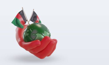 3d. Dünya Çevre Günü Afganistan bayrağı sol görüşü yansıtıyor