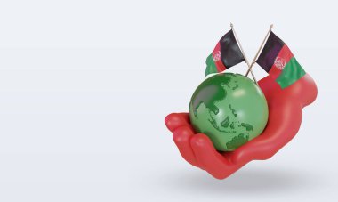 3d. Dünya Çevre Günü Afganistan bayrağı sağa bakıyor