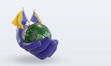3d. Dünya Çevre Günü Bosna-Hersek bayrağı sola bakıyor
