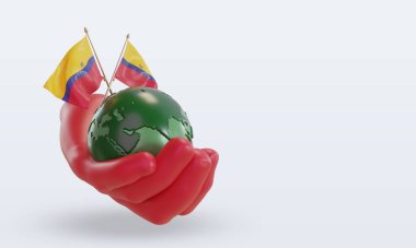 3d. Dünya Çevre Günü Venezuela bayrağı sol görüşü yansıtıyor