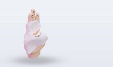 3d dostluk günü Kıbrıs bayrağı sol görüşü sergiliyor