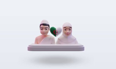 3d hacı Cezayir bayrağını ön planda görmeyi seviyor