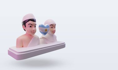 3D hacı Arjantin bayrağını seviyor.