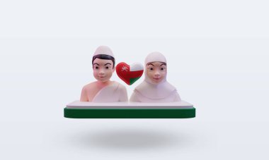 3d hac. Umman bayrağını seviyorum.