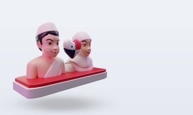 3d hac Panama bayrağını sol görüşe çevirerek seviyor