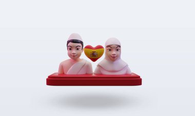 3d hac İspanya bayrağını ön planda görmeyi seviyor