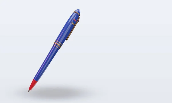 Ballpoint Armenia Flag Rendering Left View — стокове фото