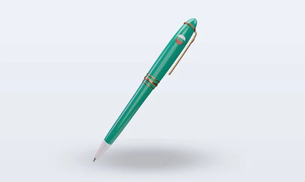 Ballpoint Bulgaria Flag Rendering Front View — Stockfoto