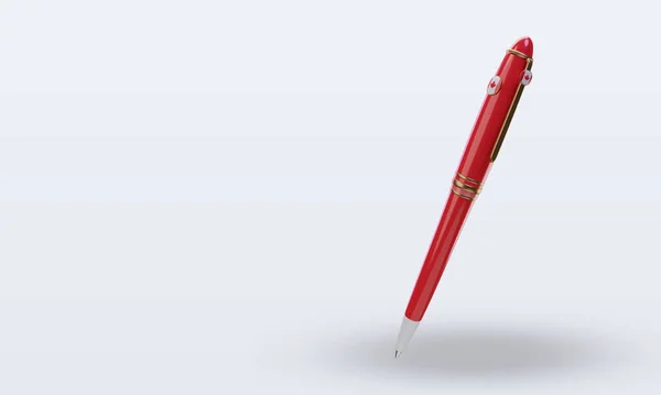 Ballpoint Canada Flag Rendering Right View — Stockfoto