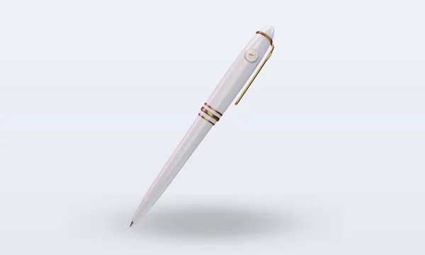 Ballpoint Cyprus Flag Rendering Front View — Stock Photo, Image