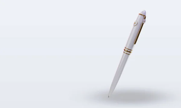 Ballpoint Cyprus Flag Rendering Right View — Stock Photo, Image