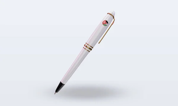 Ballpoint Jordan Flag Rendering Front View — Stockfoto